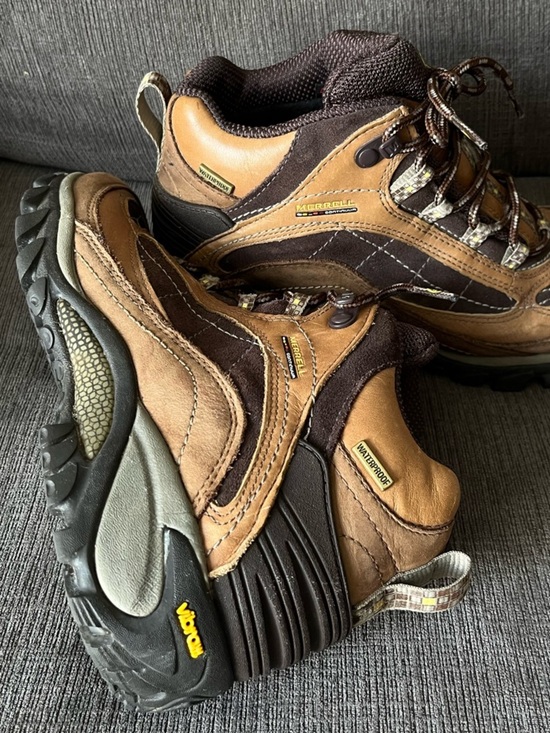 Merrell Shoes - Merrell Siren Mid Thermo J16018 Brown Waterproof Winter Hiking Boots 8.5